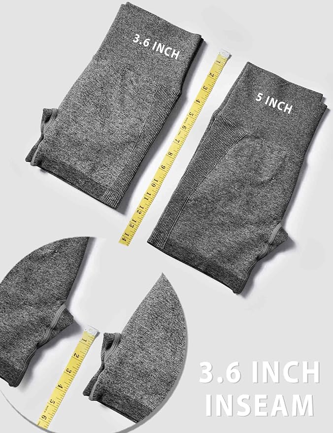 Shoppy Villa Women's High Waisted Yoga Shorts – Spandex Workout & Shapewear Booty Scrunch Shorts for Gym, Fitness, Running & Yoga - CARTitCARTitCARTit